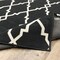 Homeroots 8 ft. Round Black & Ivory Trellis Indoor & Outdoor Area Rug 389536 - alternate 7